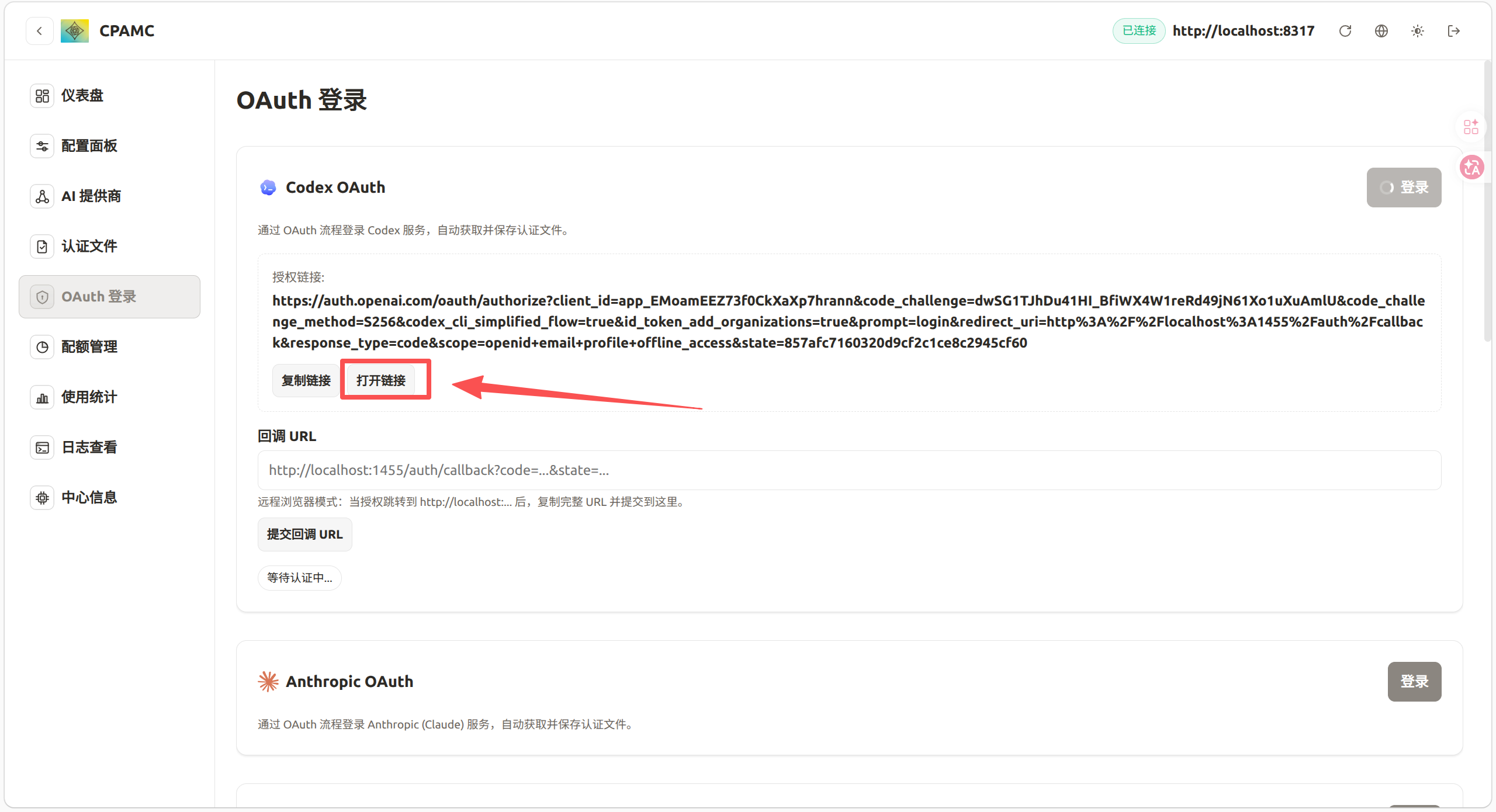 Codex 授权流程截图 2